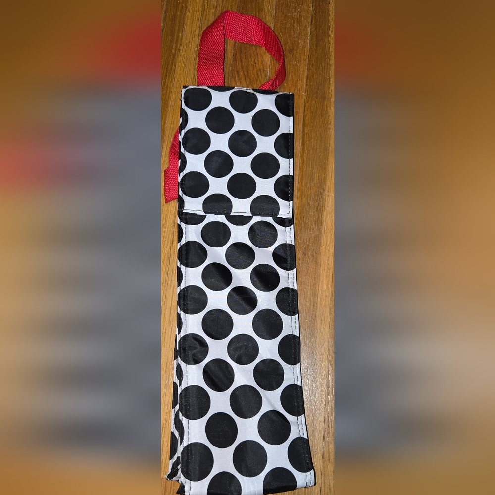 Thirty-One Gifts Perfect Bottle Thermal Insulated Tote in “Spotty” Wine Carrier